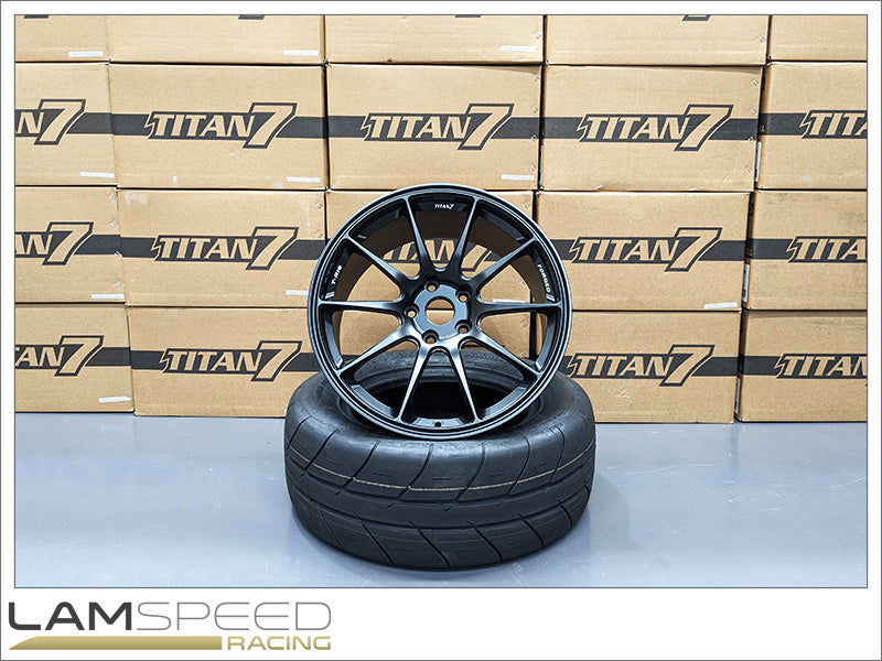 TITAN 7 T-R10 18X9.5 +40 5X114.3 73 MACHINE BLACK - 2020+ TOYOTA GR YA