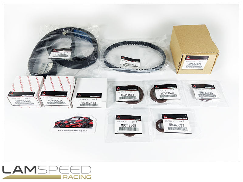 Complete Timing Belt Kit With Water Pump For Mitsubishi 4G63T Engine (1995-1999 Models)