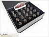 Lamspeed Racing Light Weight Titanium Open Ended Wheel Nuts.