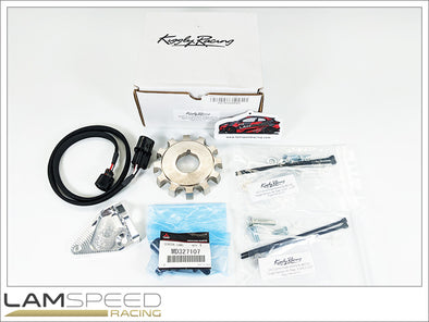Kiggly Racing Mitsubishi  4G63 Evo 1/2/3/4/5/6/7/8/9 Crank Trigger Sensor Kit, Billet 12-Tooth Wheel - V3.