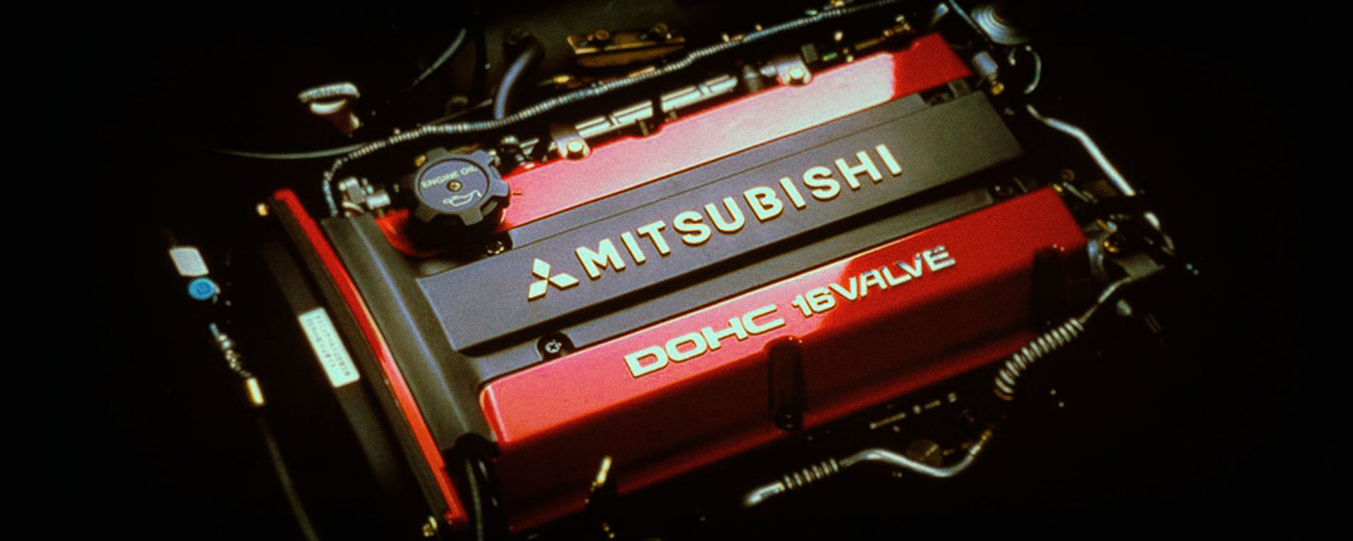 Engine Components: Mitsubishi 4G63.