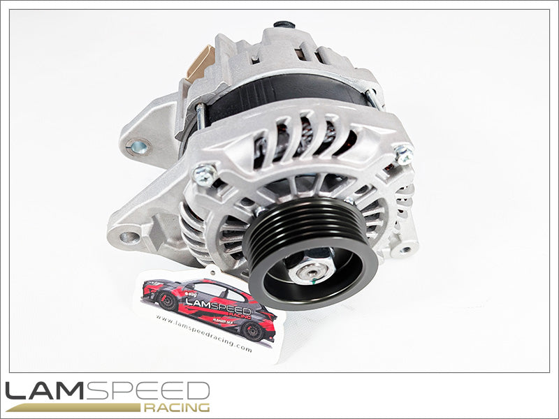 Lamspeed Racing - Race Spec High Output Alternator - Mitsubishi Evo 4-9 - 200 Amp