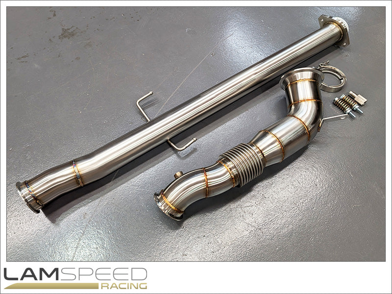 Lamspeed Racing Catless Downpipe and Mid-Pipe - 2025+ Toyota GR Yaris Gen 2