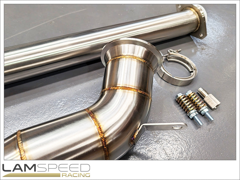 Lamspeed Racing Catless Downpipe and Mid-Pipe - 2025+ Toyota GR Yaris Gen 2