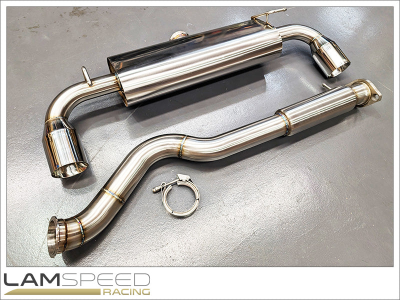 Lamspeed Racing SS304 Stainless Steel Catback Exhaust - 2025+ Toyota Yaris GR Gen 2