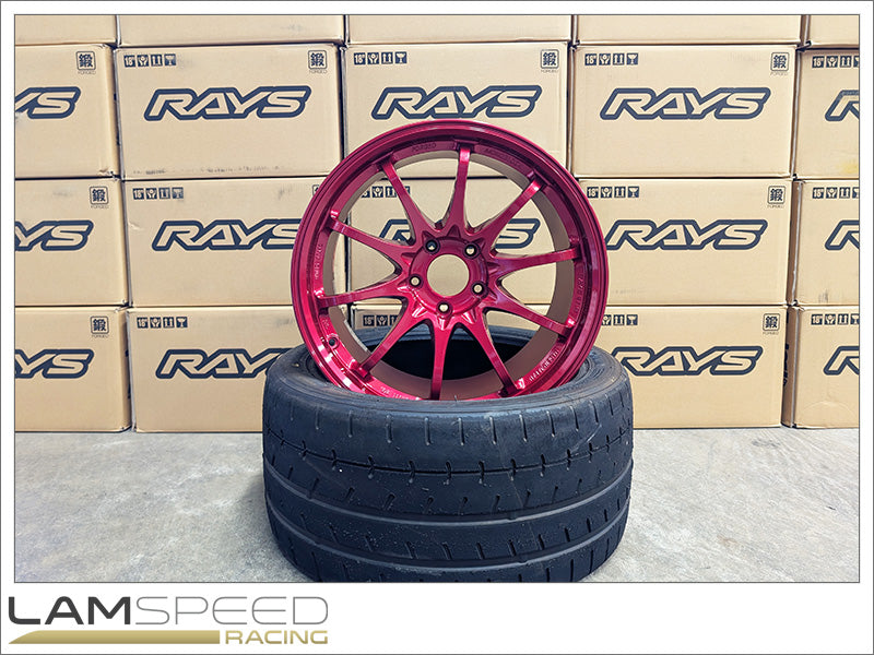 Rays Engineering Forged CE28 SL Custom Batch 18x9.5 +38 5x114.3 Red (RE)