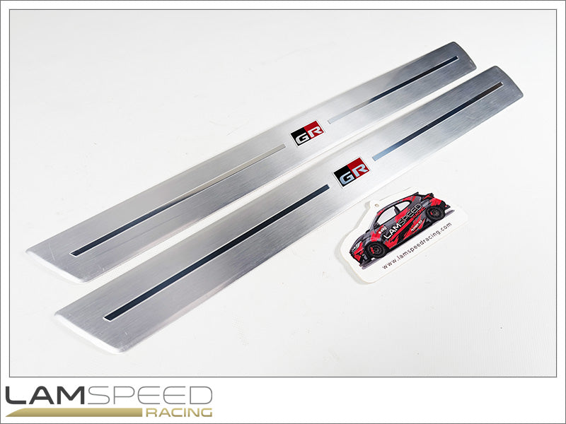 OEM Toyota Aluminium Scuff Plate / Door Sill Trim - 2020+ GR Yaris Gen 1 and Gen 2.