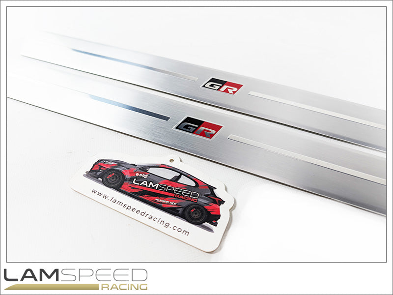 OEM Toyota Aluminium Scuff Plate / Door Sill Trim - 2020+ GR Yaris Gen 1 and Gen 2.