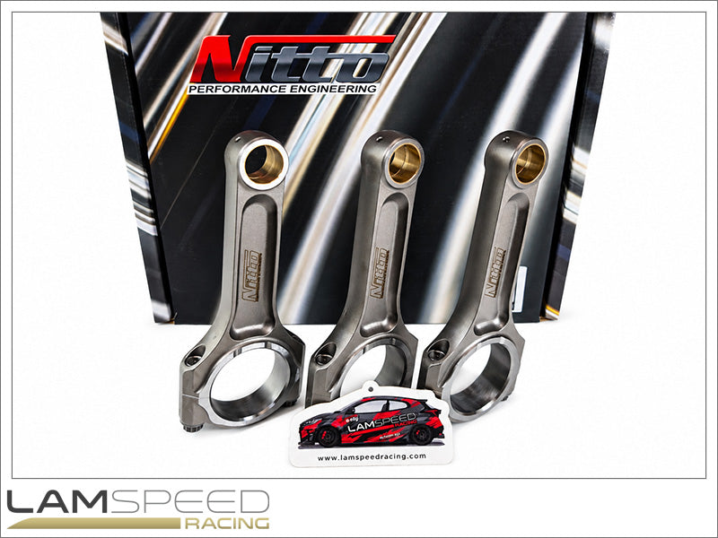Nitto Engineering 2020+ Toyota GR Yaris / GR Corolla G16E-GTS V2 I Beam Connecting Rod (143.74MM).