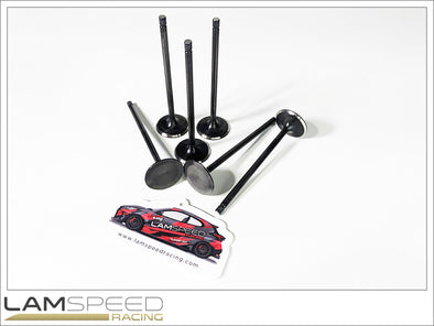 Lamspeed Racing Black Nitride Intake Valves (STD Size) - Toyota G16E-GTS GR Yaris / Corolla