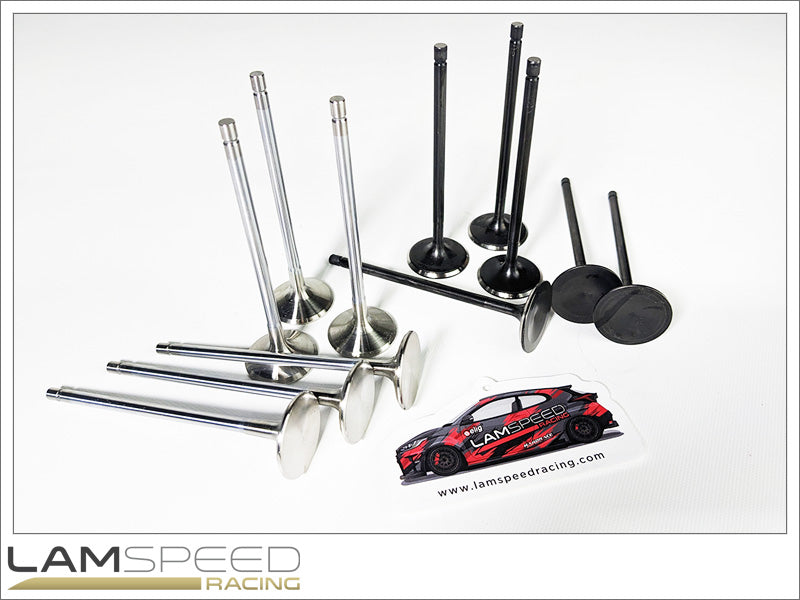 Lamspeed Racing Sodium Filled Inconel Exhaust Valves and Black Nitride Intake Valves (STD Size) COMBO - Toyota G16E-GTS GR Yaris / Corolla