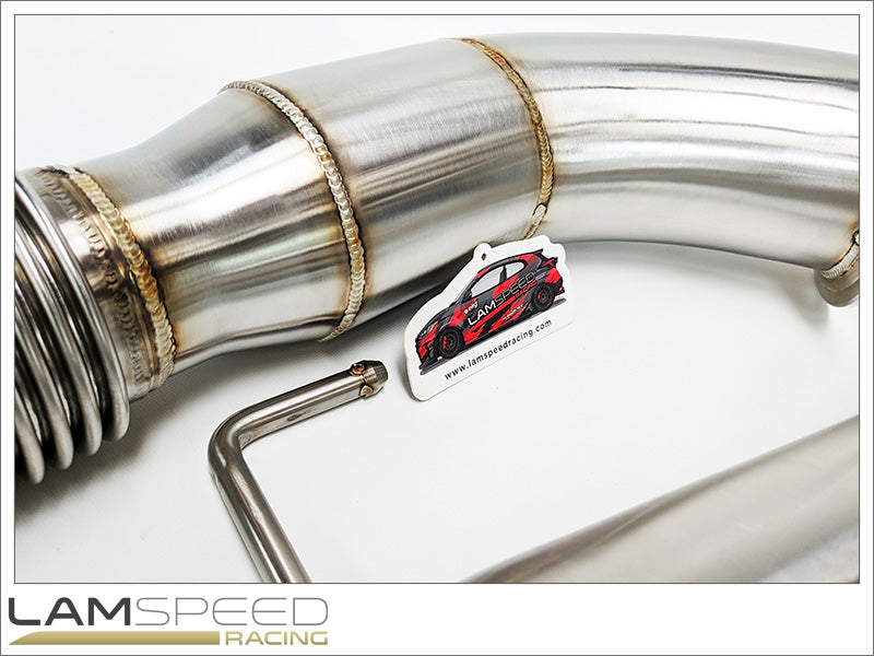 Lamspeed Racing 100 Cell Catted Downpipe and Midpipe 2022+ Toyota GR Corolla