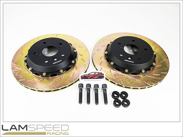 Lamspeed Racing 320mm 2 Piece Floating Rear Brake Rotors - Toyota 2020+ GR Yaris / 2023+ GR Corolla