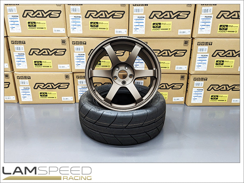 RAYS ENGINEERING FORGED TE37 SAGA SL 18X9.5 +45 5X114.3 BLAST BRONZE (BB) CUSTOM GTR FACE