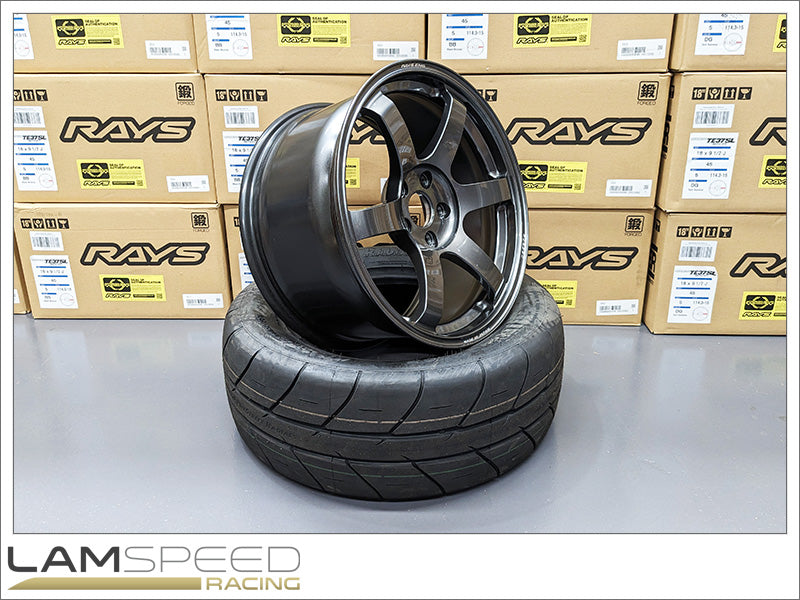 RAYS ENGINEERING FORGED TE37 SAGA SL 18X9.5 +45 5X114.3 DARK GUNMETAL
