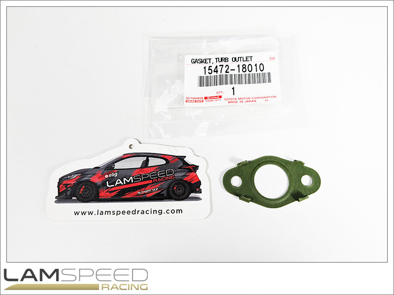 OEM Toyota G16E-GTS Turbo oil drain gasket off block - 2020+ GR Yaris / 2023+ GR Corolla - 15472-18010