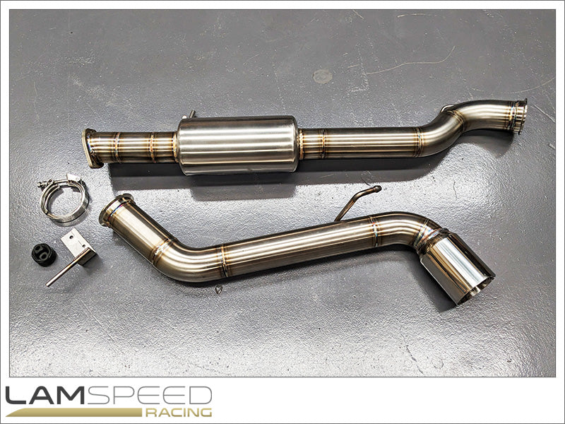 Lamspeed Racing MC SS304 Stainless Steel Single Exit Catback Exhaust - 2020-2024 Toyota GR4 Yaris Gen 1