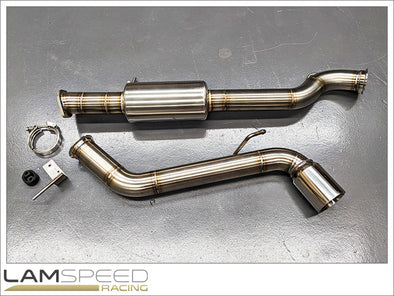 Lamspeed Racing MC SS304 Stainless Steel Single Exit Catback Exhaust - 2020+ Toyota GR Yaris