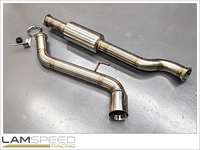 Lamspeed Racing MC SS304 Stainless Steel Single Exit Catback Exhaust - 2020-2024 Toyota GR4 Yaris Gen 1