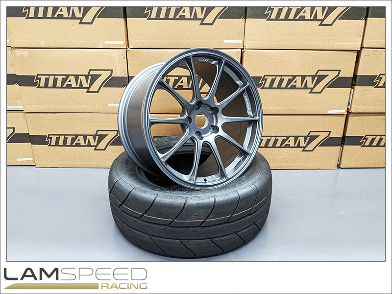 TITAN 7 T-R10 18X9.5 +40 5X114.3 73 SATIN TITANIUM - 2020+ TOYOTA GR Y