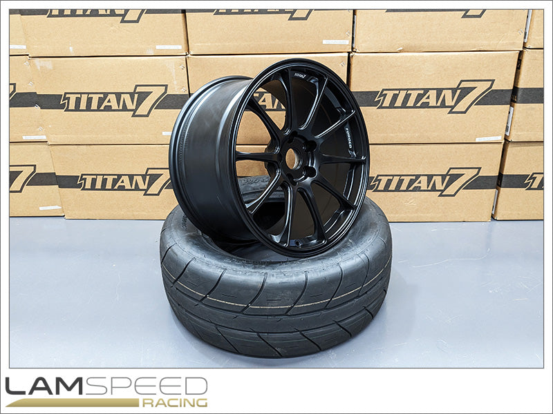 TITAN 7 T-R10 18X9.5 +40 5X114.3 73 MACHINE BLACK - 2020+ TOYOTA GR YA