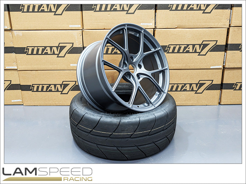 TITAN 7 T-S5 18X9.5 +40 5X114.3 73 SATIN TITANIUM - 2020+ TOYOTA GR YA