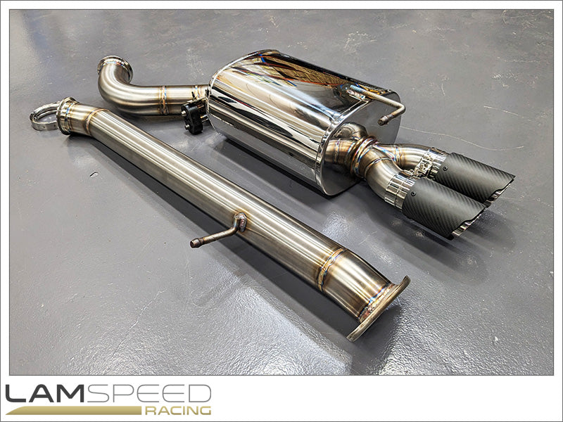 Lamspeed Racing MC SS304 Stainless Steel Centre Exit Catback Exhaust - 2022+ Toyota GR Corolla