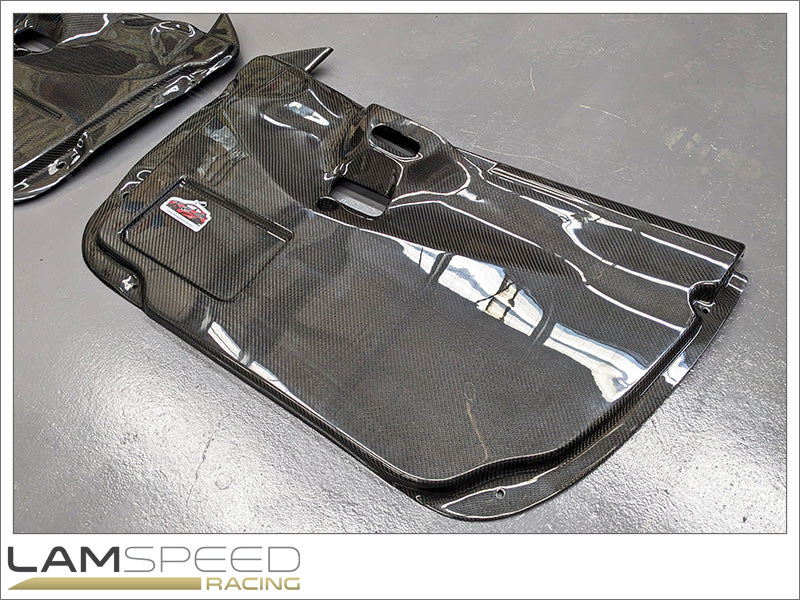 Lamspeed Racing Dry Carbon Fibre Door Trims - 2020+ Toyota GR Yaris