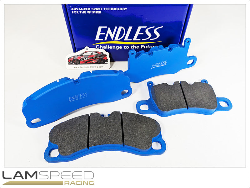 Endless Japan Circuit Compound CC40/ME20 Performance Front and Rear Brake Pads - Porsche 911 991 Turbo, GT3, GT4RS - EIP240CC40 EIP241CC40