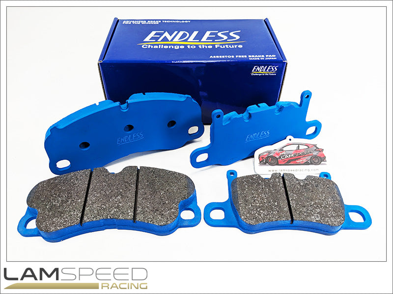 Endless Japan Brake Pads for Carbon Ceramics W008 Performance Front and Rear Brake Pad Combo- Porsche 911 991 Turbo, GT3, GT4RS (PCCB - Porsche Ceramic Composite Brake) - EIP252W008 / EIP241W008