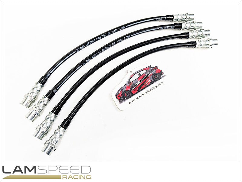 Lamspeed Racing Porsche 718/GT4/GT4 RS/Clubsport and 991/992 GT3/RS Braided Brake Line Kit - ADR Approved