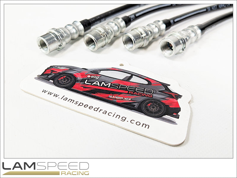 Lamspeed Racing Porsche 718/GT4/GT4 RS/Clubsport and 991/992 GT3/RS Braided Brake Line Kit - ADR Approved