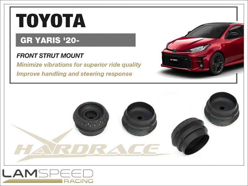 HARDRACE FRONT STRUT MOUNT TOYOTA GR YARIS '2020-2024 (GEN 1 ONLY), YARIS XP210 '20- - Q0902.