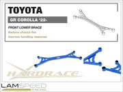 HARDRACE Hardrace Front Lower 4-Point Brace Toyota GR Corolla 2022+ - Q1432.