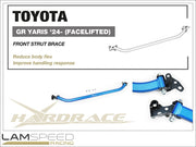 HARDRACE FRONT STRUT BRACE (BLACK) TOYOTA GR YARIS GXPA16 2024+ GEN 2 - Q1525-ED.