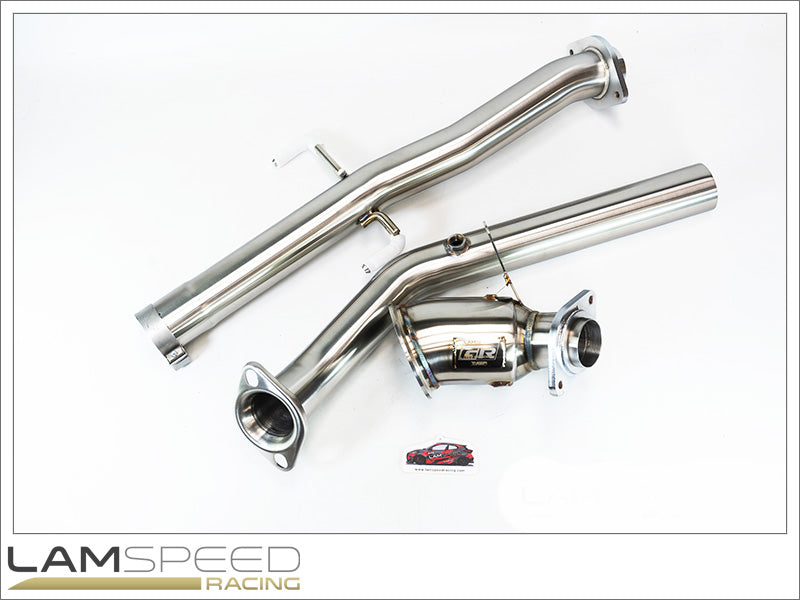 Lamspeed Racing x TNEER Hyper Exhausts 2022+ Toyota GR Corolla Gen 1 and Gen 2 (Automatic and Manual) 200 Cell Sports Catalytic Converter Downpipe and Midpipe.
