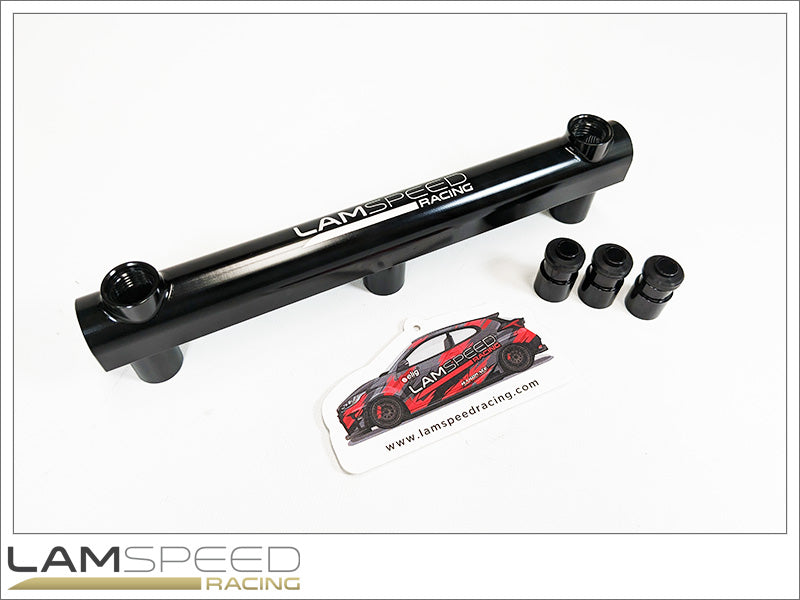 Lamspeed Racing 6061 Billet Fuel Rail - Toyota G16E-GTS GR Yaris / GR Corolla