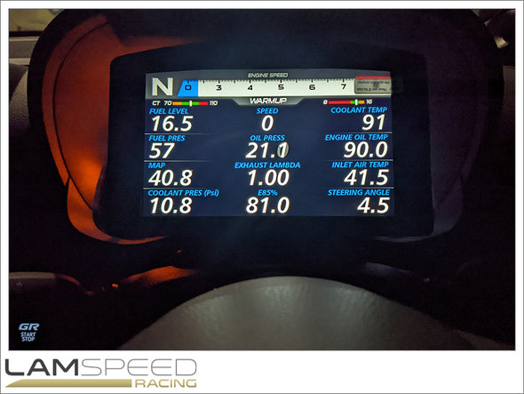 Lamspeed Racing Toyota GR Yaris / Corolla Motec V2 C125 C127 Display Dash Mount