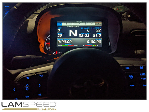 Lamspeed Racing Toyota GR Yaris / Corolla Motec V2 C125 C127 Display Dash Mount