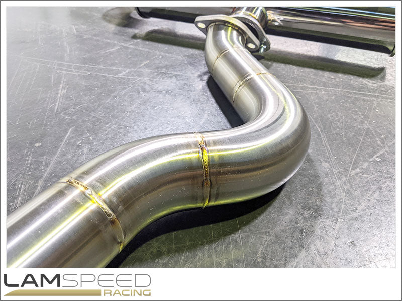 Lamspeed Racing SS304 Stainless Steel Catback Exhaust - Toyota GR4 Yaris.