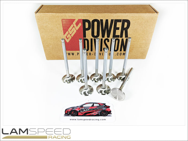 GSC Power Division 4G63 Mitsubishi Evo 1-9 +1mm (31.5mm) Oversized Super Alloy Exhaust Valves (GSC2007-8).