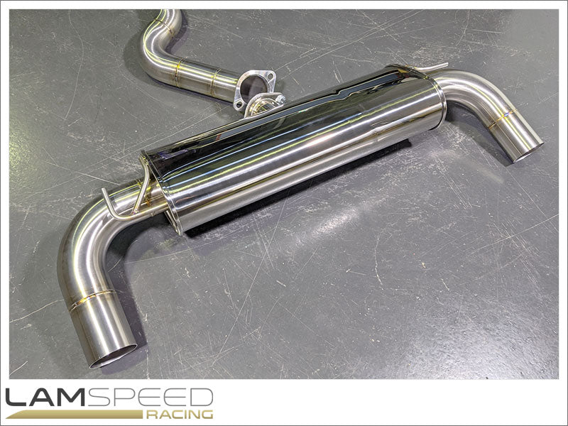 Lamspeed Racing SS304 Stainless Steel Catback Exhaust - Toyota GR4 Yaris.