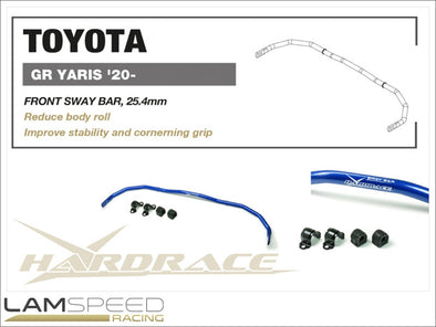 Hardrace Adjustable Front Swaybar - Toyota GR Yaris 2020+ (Q0809).
