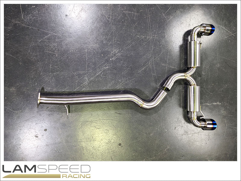 Lamspeed Racing MC SS304 Stainless Steel Catback Exhaust - Toyota GR4 Yaris.