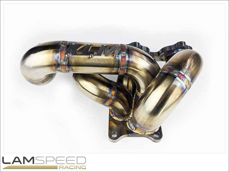 KLM Fabrications Mitsubishi Evolution 4-9 Stock Frame Exhaust Manifold.