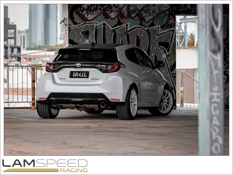 Lamspeed Racing MC GR1 Titanium Catback Exhaust - Toyota GR4 Yaris.