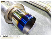 LAMSPEED RACING MC 3.5" SS304 STAINLESS STEEL CATBACK EXHAUST - MITSUBISHI EVOLUTION 7-9 CT9A.