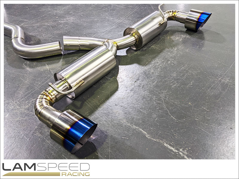 Lamspeed Racing MC GR1 Titanium Catback Exhaust - Toyota GR4 Yaris.