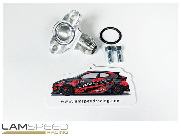 Lamspeed Racing Toyota GR Yaris  -10AN Oil Drain Fitting.