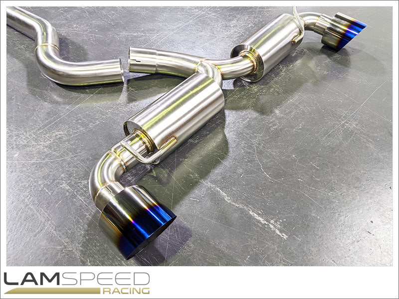 Lamspeed Racing MC SS304 Stainless Steel Catback Exhaust - Toyota GR4 Yaris.